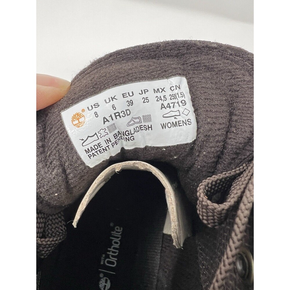 Timberland Women's Ellendale Hiker Boots TB0A1R3DD35 Size 8 Brown NEW w/o Box - Picture 11 of 12
